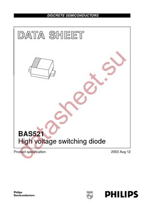 BAS521 T/R datasheet  